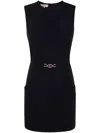 Twinset Twin-set Mini Dress In Black  