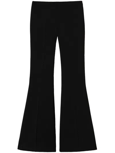 Twinset Satin-detail Pants In Black