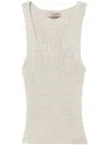 Twinset Knitted Top In White