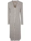 Twinset Twin-set Maxi Cardigan In White
