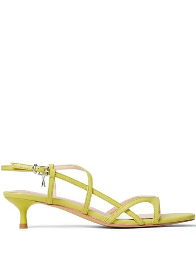 Twinset 40m Straped Sandals In Green
