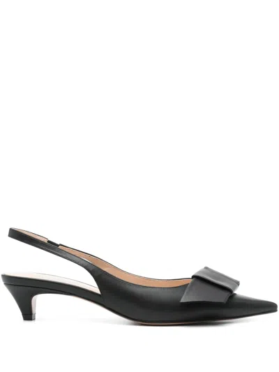 Twinset Slingback-pumps Mit Schleife 40mm In Black