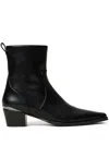 TWINSET 50MM LAMINATED-PANEL COWBOY BOOTS