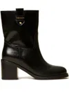 Twinset 70mm Block-heel Ankle Boots In Black