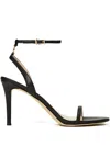 Twinset 90mm Ankle-strap Heeled Sandals In Black