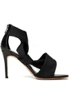 Twinset 90mm Crossover Sandals In Black