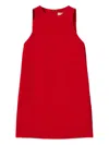 Twinset A-line Sleeveless Dress In Red