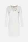 Twinset Abito Bianco In White