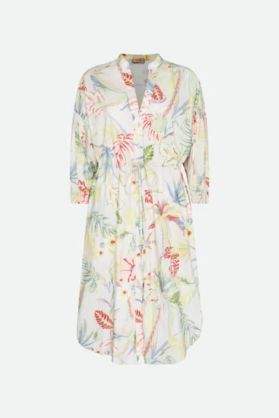Twinset Abito Chemisier Floreale In Multicolore
