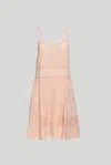 Twinset Abito Corto Rosa Antico In Rosa