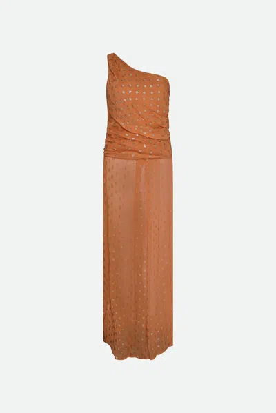 Twinset Dress  Woman Color Brick Red In Orange