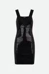 Twinset Abito Tubino Nero In Nero