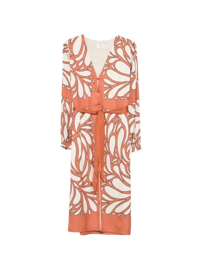 Twinset Abstract-print Shirt In Multi