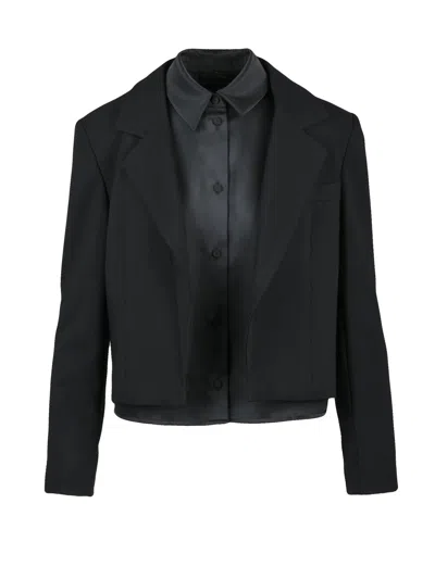 Twinset Actitude Black Polyester-blend Short Jacket