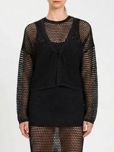 Twinset Actitude Cardigan Woman  In Black