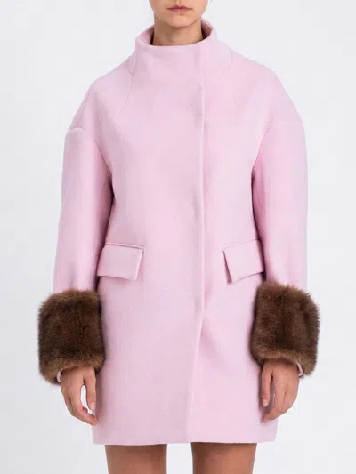 Twinset Actitude Coat  Woman Color Pink