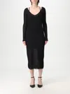 Twinset Actitude Dress  Woman Color Black In Black