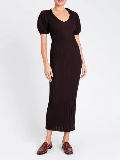 Twinset Actitude Dress  Woman Color Brown In Black