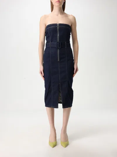 Twinset Actitude Dress  Woman Color Denim