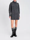 Twinset Actitude Dress  Woman Color Grey In Blue