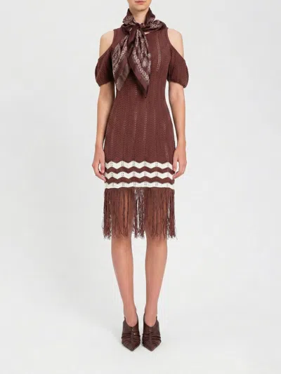 Twinset Actitude Dress  Woman Color Brown
