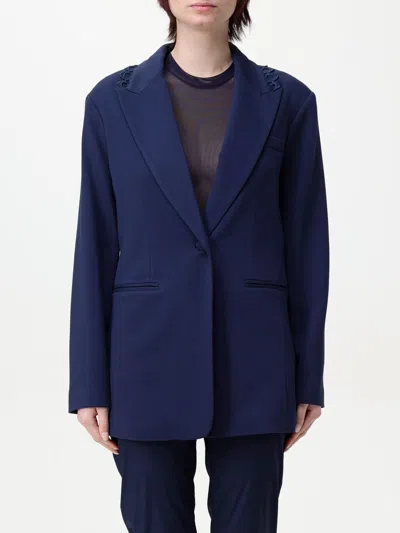 Twinset Actitude Jacket  Woman Color Blue