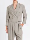 Twinset Actitude Jacket  Woman Color Natural In Gray