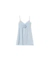 Twinset Actitude Light Blue Chambray Mini Dress