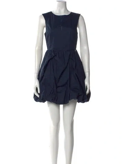 Pre-owned Twinset Actitude Mini Dress W/ Tags In Blue