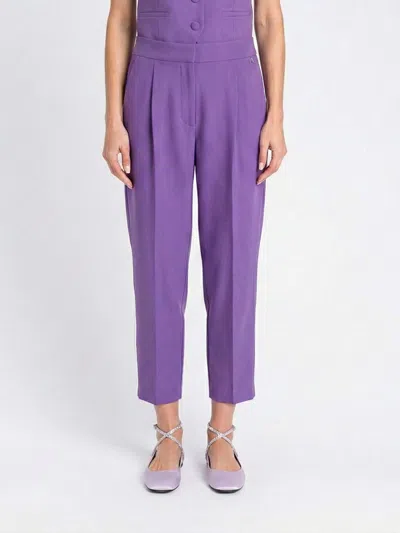 Twinset Actitude Pants  Woman Color Violet In Purple