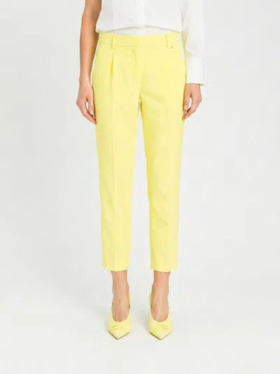 Twinset Actitude Pants  Woman Color Lime In Yellow