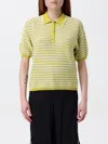 Twinset Actitude Polo Shirt  Woman Color Yellow In Green