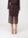 Twinset Actitude Skirt  Woman Color Brown In Brown