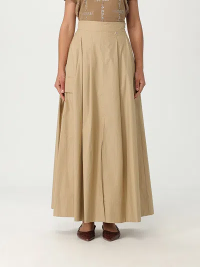 Twinset Actitude Skirt  Woman Color Camel