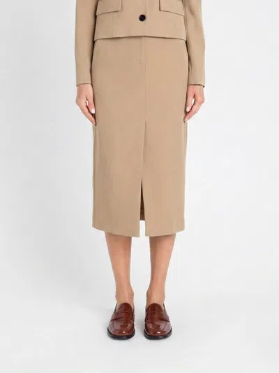 Twinset Actitude Skirt  Woman Color Camel In Neutral