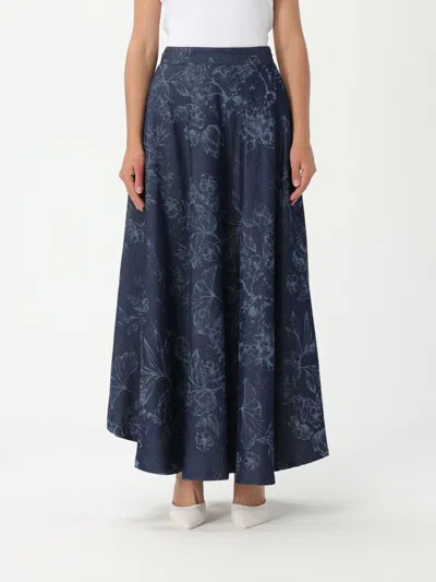 Twinset Actitude Skirt  Woman Color Denim
