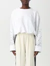 Twinset Actitude Sweatshirt  Woman Color White In White