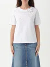 Twinset Actitude T-shirt  Woman Color White In White
