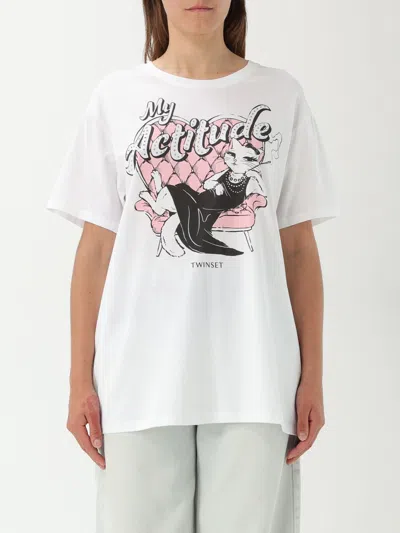 Twinset Actitude T-shirt  Woman Color White
