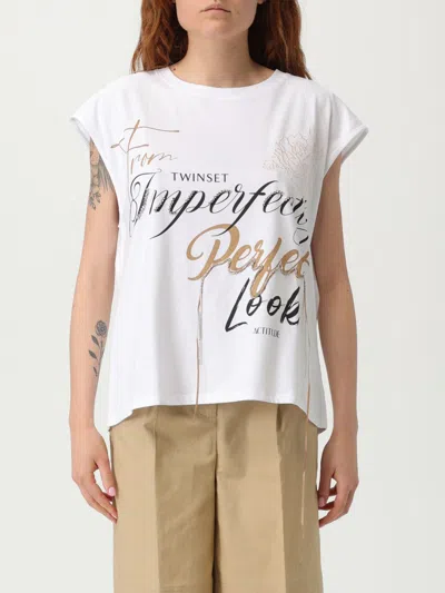 Twinset Actitude T-shirt  Woman Color White