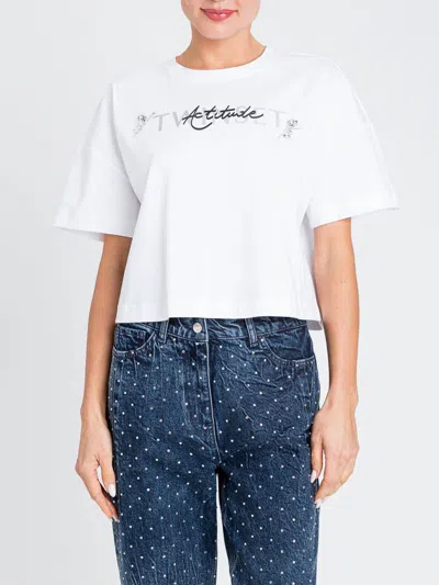 Twinset Actitude T-shirt  Woman Color White
