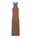 Twinset Actitude Textured Knit Maxi Dress With Halter Neckline