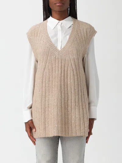 Twinset Actitude Sweater  Woman Color Beige In Multi