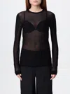 Twinset Actitude Top  Woman Color Black In Black
