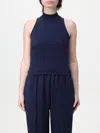 Twinset Actitude Top  Woman Color Blue In Blue