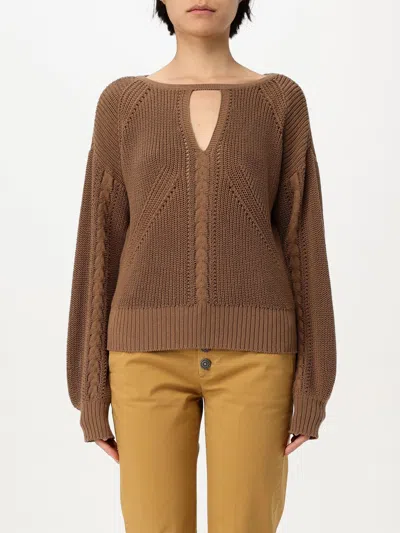 Twinset Actitude Top  Woman Color Brown
