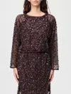 Twinset Actitude Top  Woman Color Brown In Brown