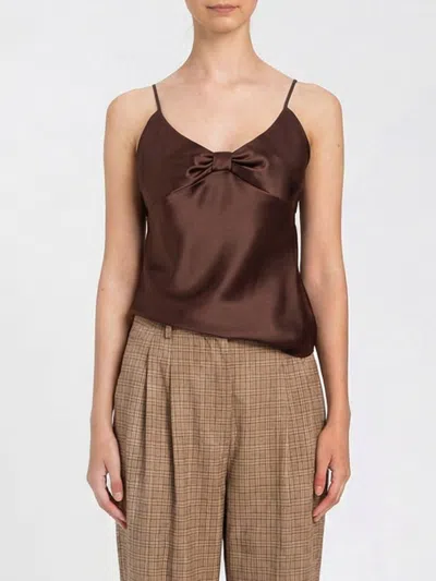 Twinset Actitude 탑  여성 색상 브라운 In Brown