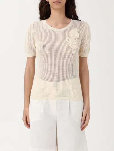 Twinset Actitude Top  Woman Color Ivory