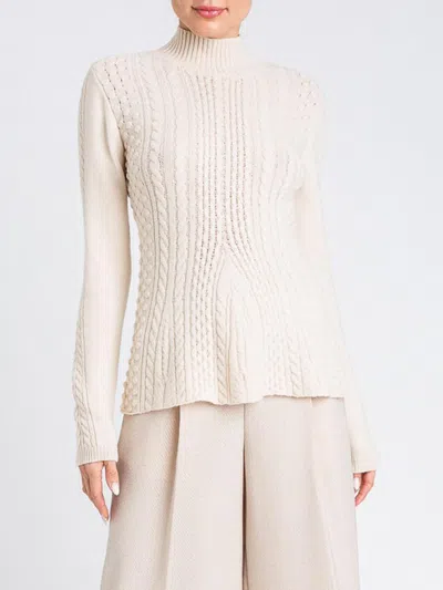 Twinset Actitude Top  Woman Color Sand In White